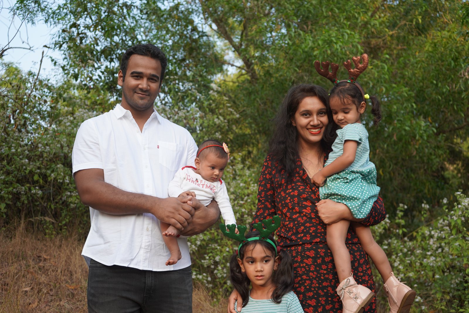 Tejal with her family